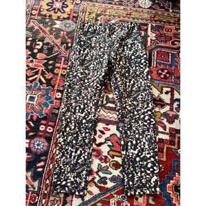 Lululemon Wunder Train Hi Rise Crop Multi Color Size 6